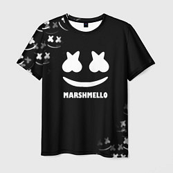 Мужская футболка Marshmello белое лого