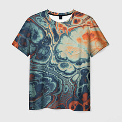 Мужская футболка Абстрактный разноцветный узор