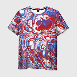 Мужская футболка Абстрактный разноцветный паттерн