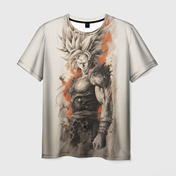 Мужская футболка Super Saiyan Goku