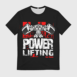 Мужская футболка Пауэрлифтинг монстер
