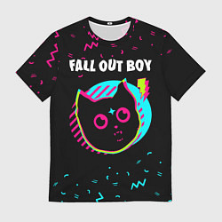 Мужская футболка Fall Out Boy - rock star cat