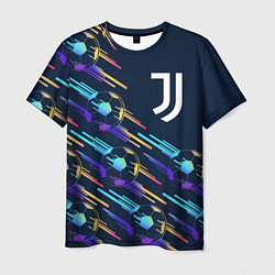 Мужская футболка Juventus градиентные мячи