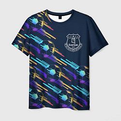Мужская футболка Everton градиентные мячи