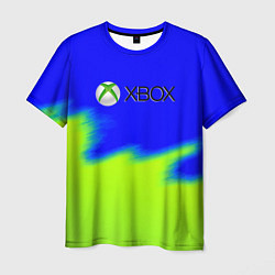 Футболка мужская Xbox кислотный стиль текстура, цвет: 3D-принт