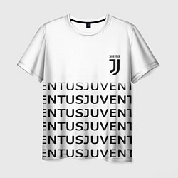 Мужская футболка Ювентус лого паттерн спорт