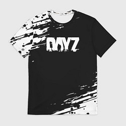 Футболка мужская Dayz текстура краски, цвет: 3D-принт