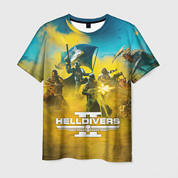 Футболка мужская Helldivers 2: Confrontation, цвет: 3D-принт