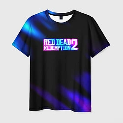 Футболка мужская Red dead redemption неоновые краски, цвет: 3D-принт