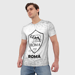 Футболка мужская Roma с потертостями на светлом фоне, цвет: 3D-принт — фото 2
