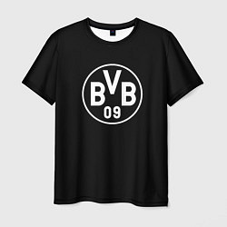 Мужская футболка Borussia sport fc белое лого