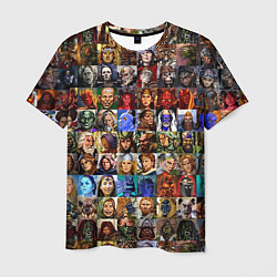 Мужская футболка Портреты всех героев