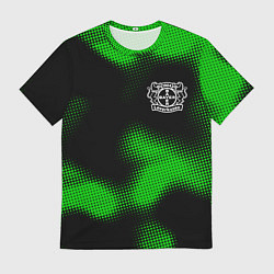Мужская футболка Bayer 04 sport halftone