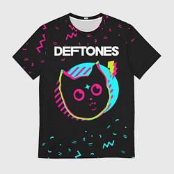 Футболка мужская Deftones - rock star cat, цвет: 3D-принт