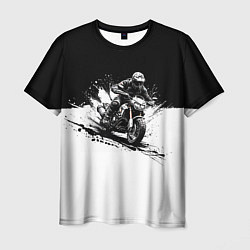 Мужская футболка Scrambler BlacknWhite