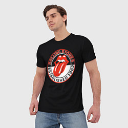 Футболка мужская Rolling Stones Established 1962 group, цвет: 3D-принт — фото 2