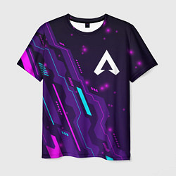 Мужская футболка Apex Legends neon gaming