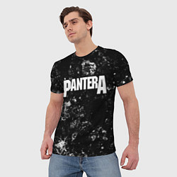 Футболка мужская Pantera black ice, цвет: 3D-принт — фото 2