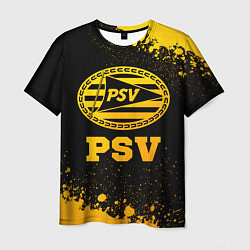 Мужская футболка PSV - gold gradient