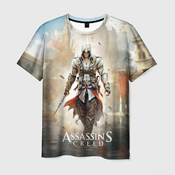 Футболка мужская Assassins creed poster game, цвет: 3D-принт