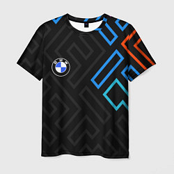 Мужская футболка BMW brand color carbon