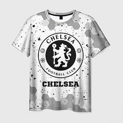 Мужская футболка Chelsea sport на светлом фоне