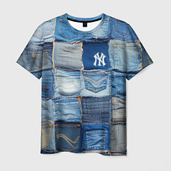 Мужская футболка Patchwork - New York yankees baseball team