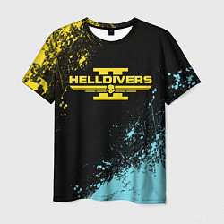 Мужская футболка Helldivers 2: Skull Logo