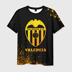 Мужская футболка Valencia - gold gradient