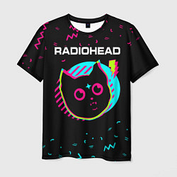Футболка мужская Radiohead - rock star cat, цвет: 3D-принт