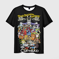 Футболка мужская Cuphead enemys, цвет: 3D-принт