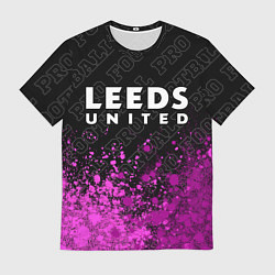 Мужская футболка Leeds United pro football посередине