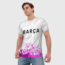 Футболка мужская Barcelona pro football посередине, цвет: 3D-принт — фото 2