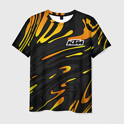 Мужская футболка KTM - orange liquid