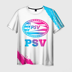 Футболка мужская PSV neon gradient style, цвет: 3D-принт