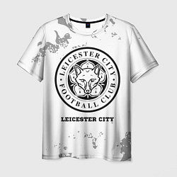 Футболка мужская Leicester City sport на светлом фоне, цвет: 3D-принт