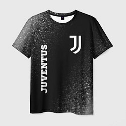 Мужская футболка Juventus sport на темном фоне вертикально