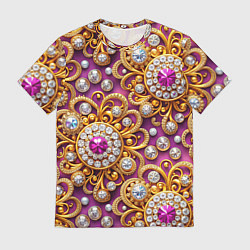 Мужская футболка Ювелирный паттерн