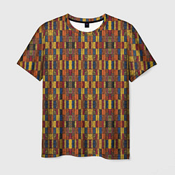 Мужская футболка Африканский геометрический узор-паттерн