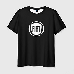 Мужская футболка FIAT logo white