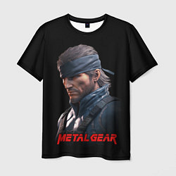 Футболка мужская Веном Снейк из игры Metal gear, цвет: 3D-принт