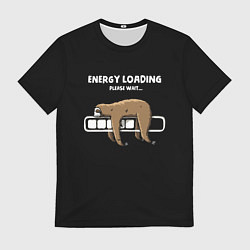Мужская футболка Energy loading - please wait