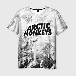 Мужская футболка Arctic Monkeys white graphite