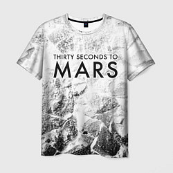 Мужская футболка Thirty Seconds to Mars white graphite