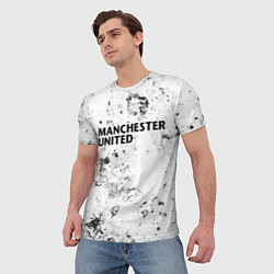 Футболка мужская Manchester United dirty ice, цвет: 3D-принт — фото 2