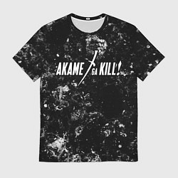 Футболка мужская Akame ga Kill black ice, цвет: 3D-принт