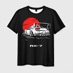 Футболка мужская Mazda RX-7, цвет: 3D-принт