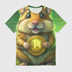 Мужская футболка Хомяк и крипта