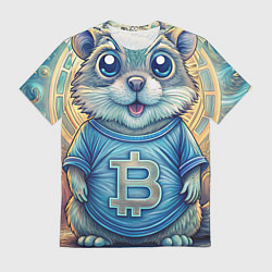 Футболка мужская Хомяк и цифровые активы, цвет: 3D-принт