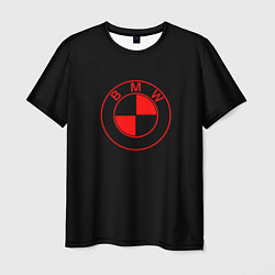 Футболка мужская BMW red logo, цвет: 3D-принт